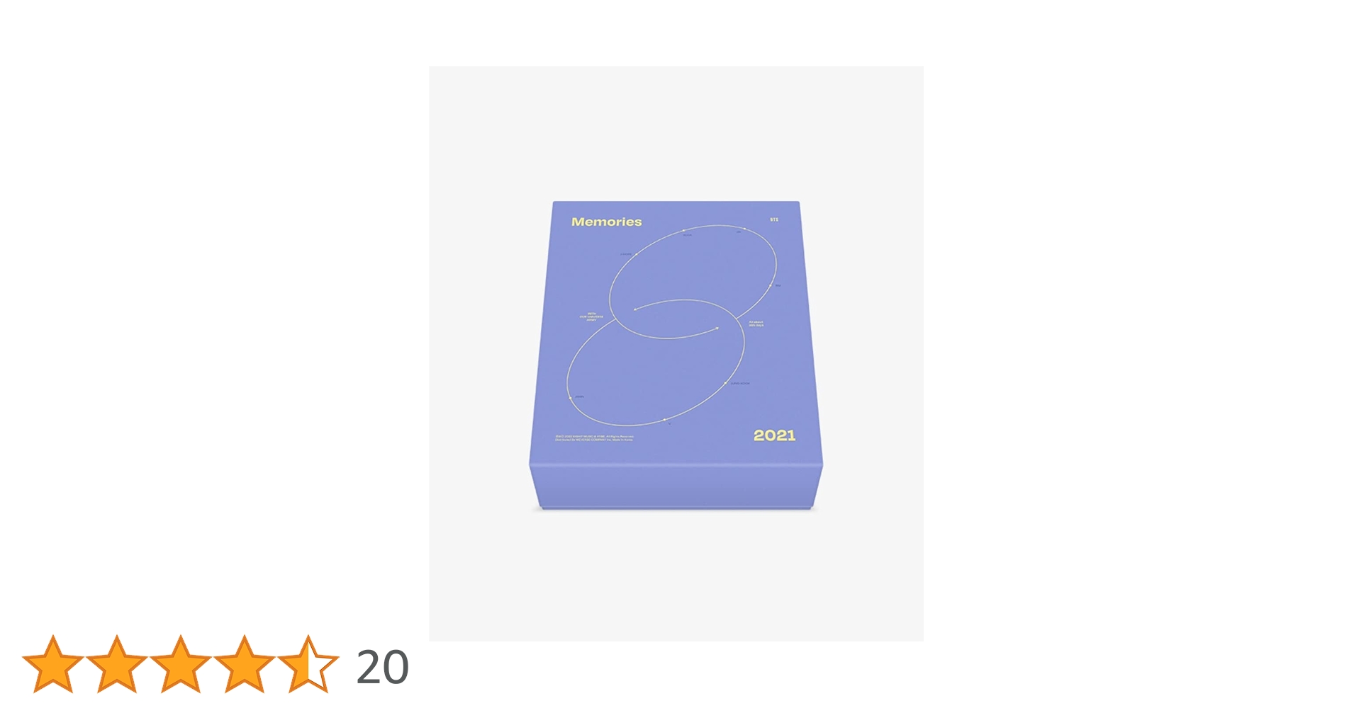 Amazon.co.jp | BTS - Memories of 2021 公式 韓国盤 輸入品